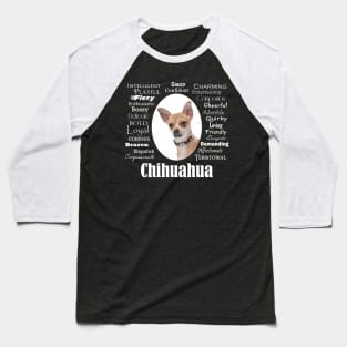 Chihuahua Traits Baseball T-Shirt